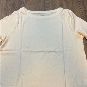 5 Lands' End Soft Cream Top